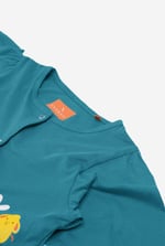 Girls Little Rabbit Puff Sleeve Dress  (12/18mths-6/7yrs)