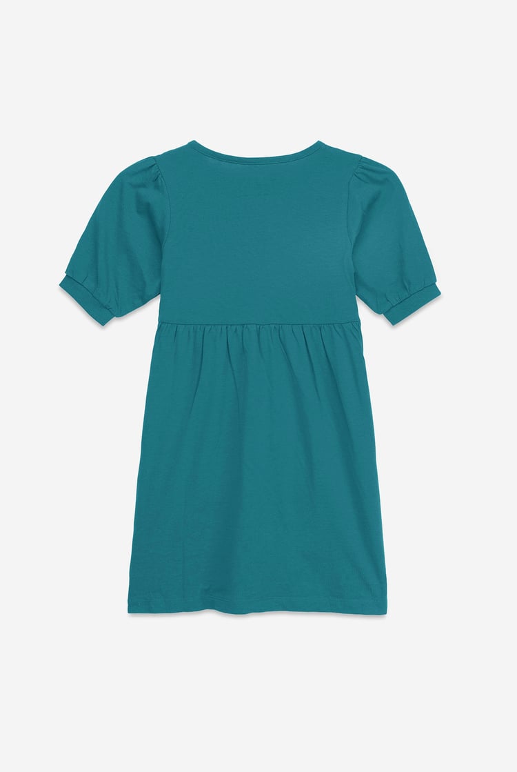 Girls Little Rabbit Puff Sleeve Dress  (12/18mths-6/7yrs)