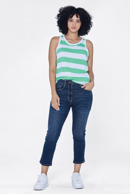 Super Stretch Skinny Capri Jeans