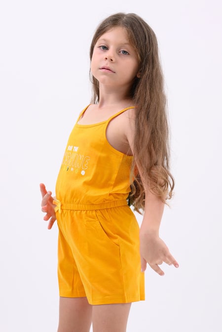 Girls Yellow Sunshine Bee Playsuit (12/18mths - 6/7yrs)