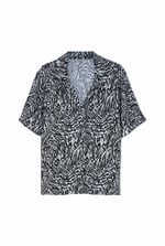 Animal Print Relaxed Shirt