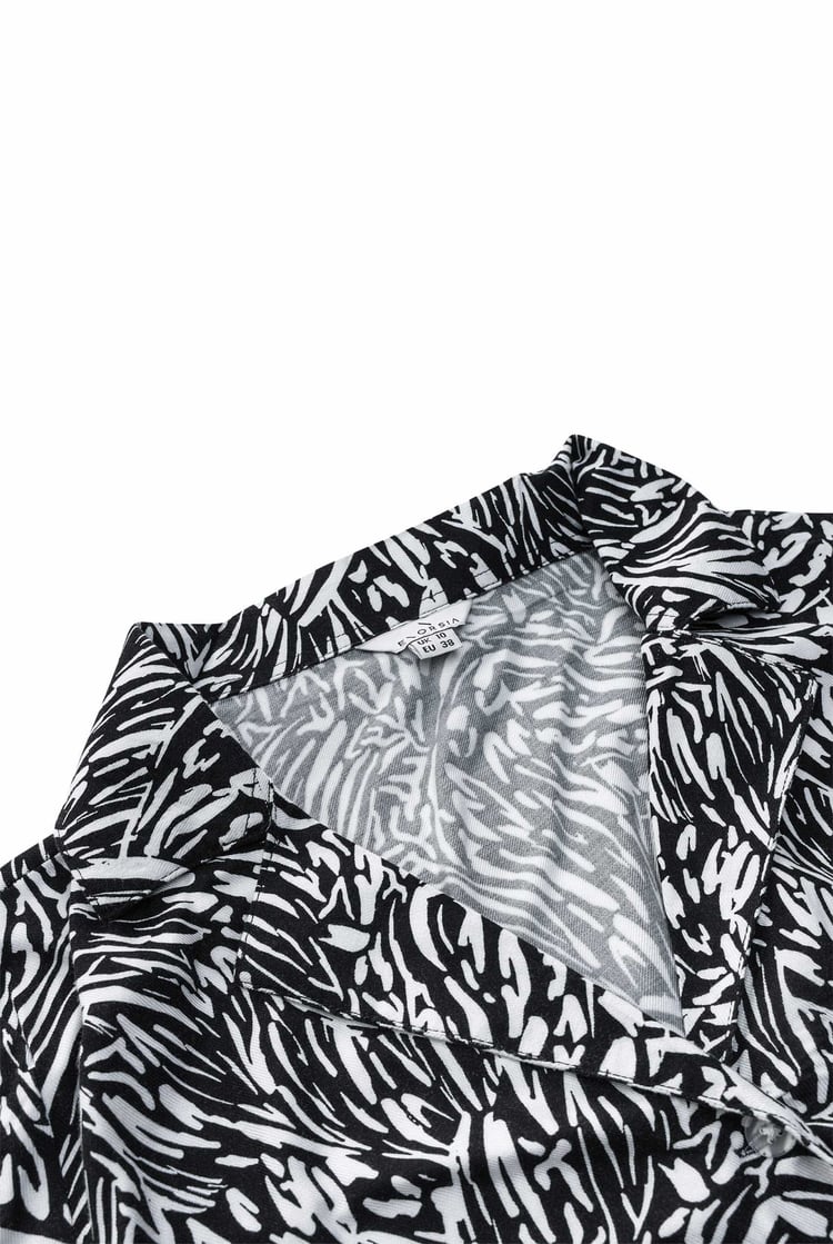 Animal Print Relaxed Shirt