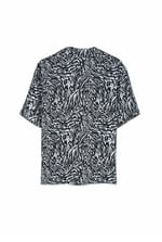 Animal Print Relaxed Shirt