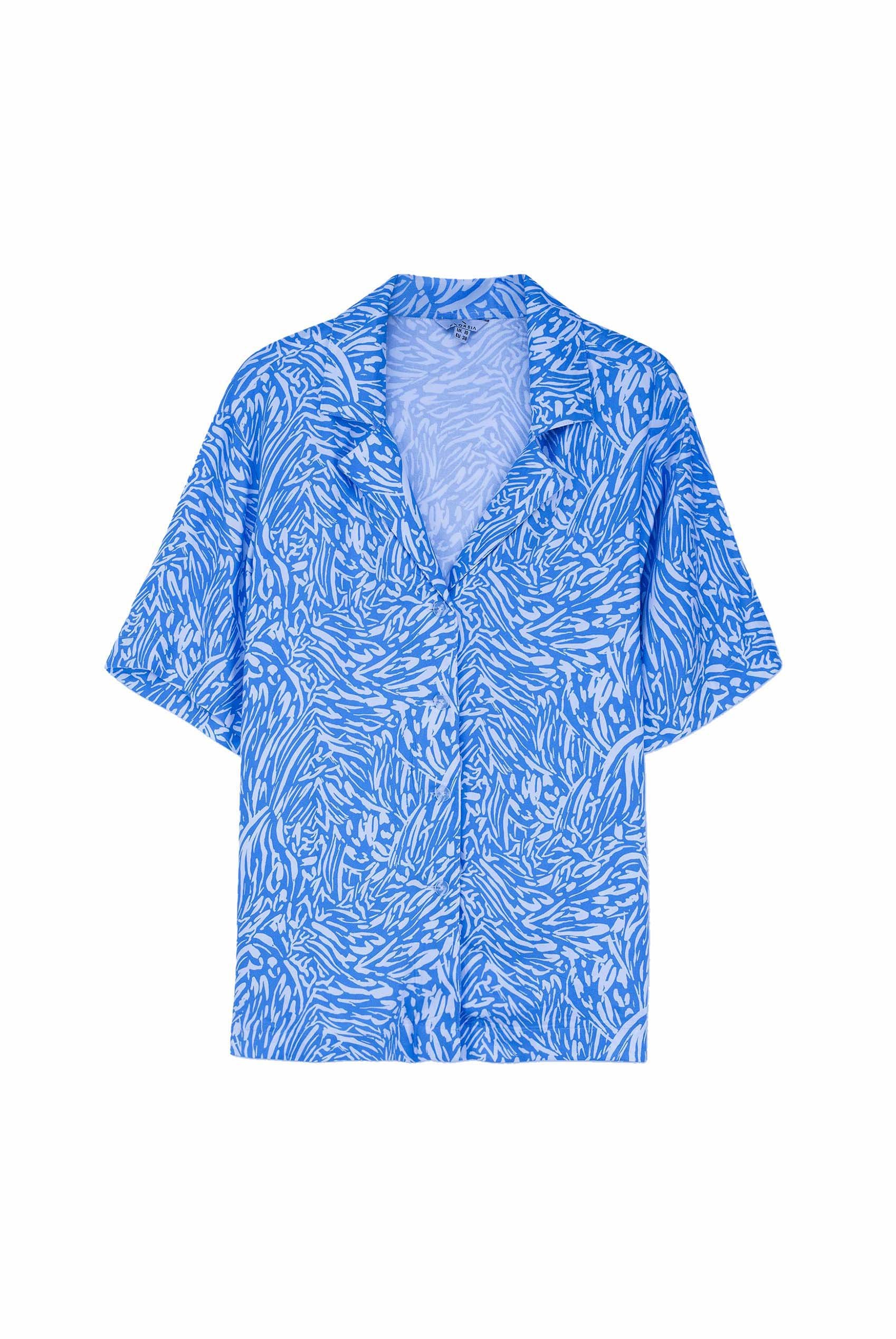 Animal Print Relaxed Shirt