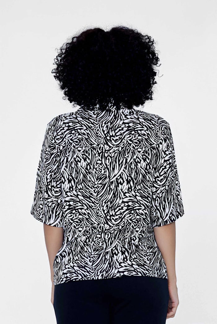 Animal Print Relaxed Shirt