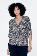 Animal Print Relaxed Shirt