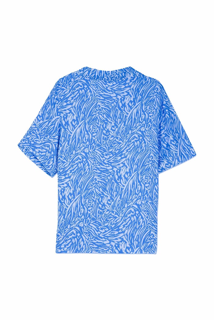 Animal Print Relaxed Shirt