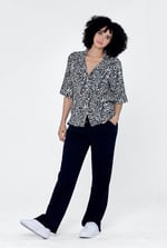 Animal Print Relaxed Shirt