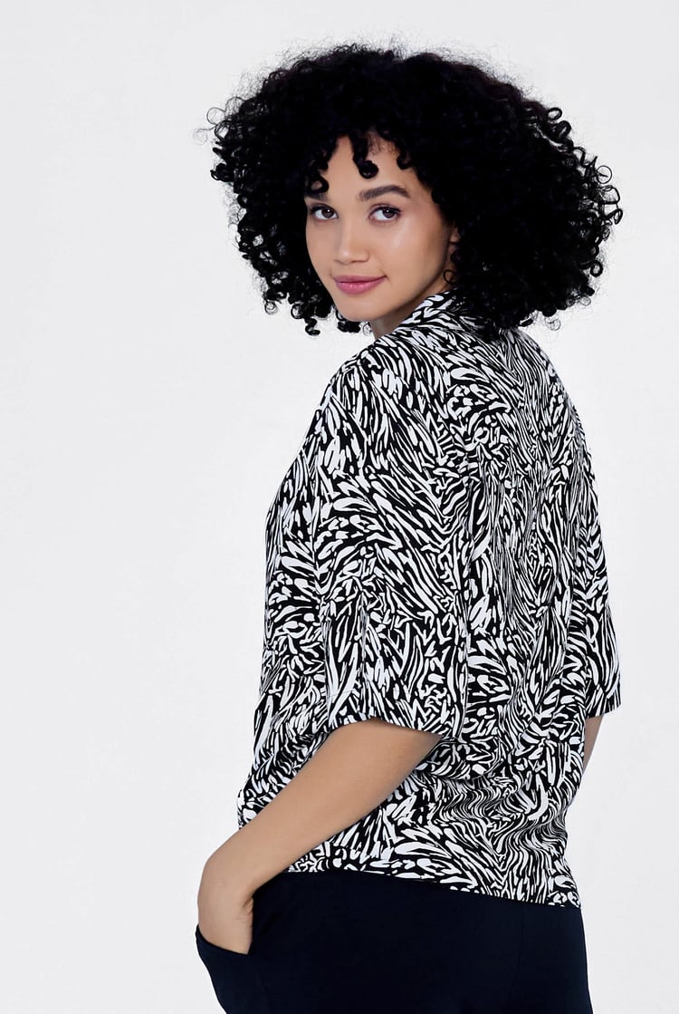 Animal Print Relaxed Shirt
