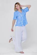 Animal Print Relaxed Shirt