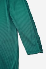 Ruffle Seam Midaxi Rib Dress