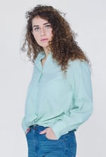 Long Sleeve Stripe Poplin Shirt