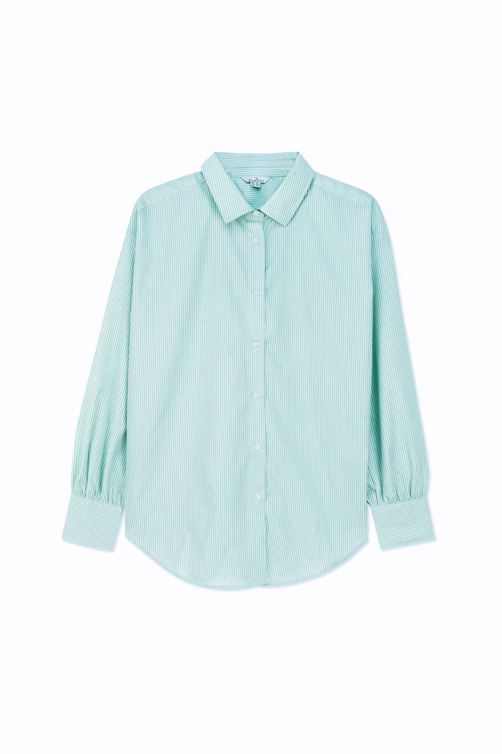 Long Sleeve Stripe Poplin Shirt