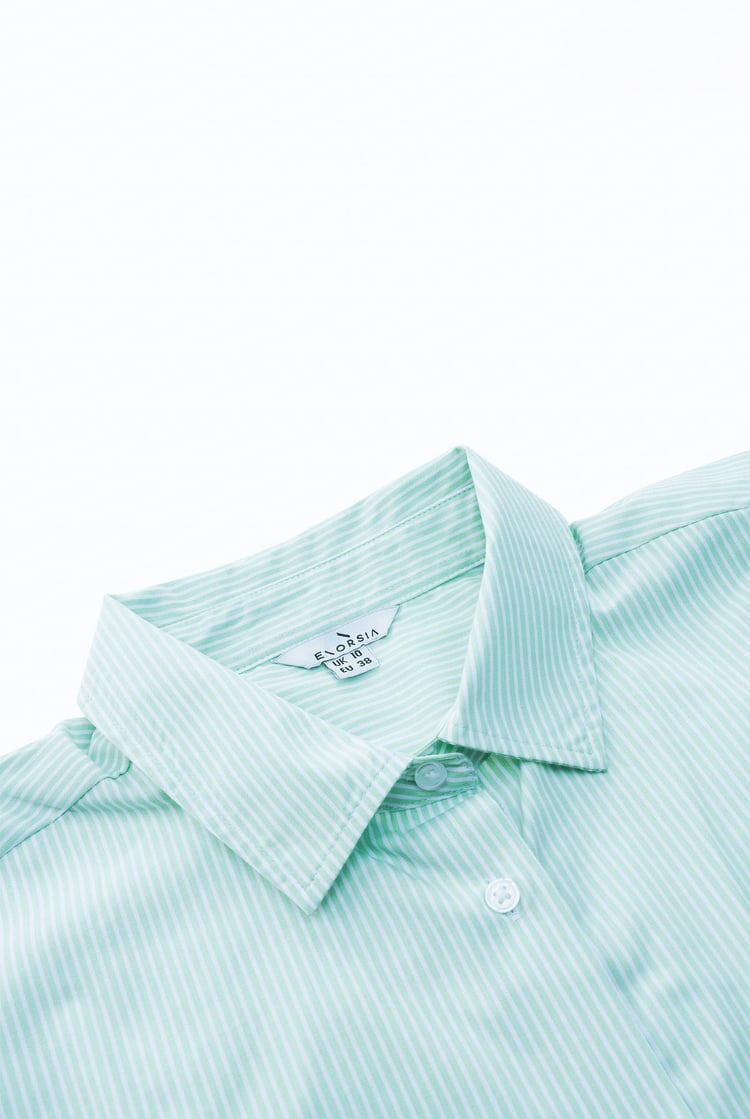 Long Sleeve Stripe Poplin Shirt