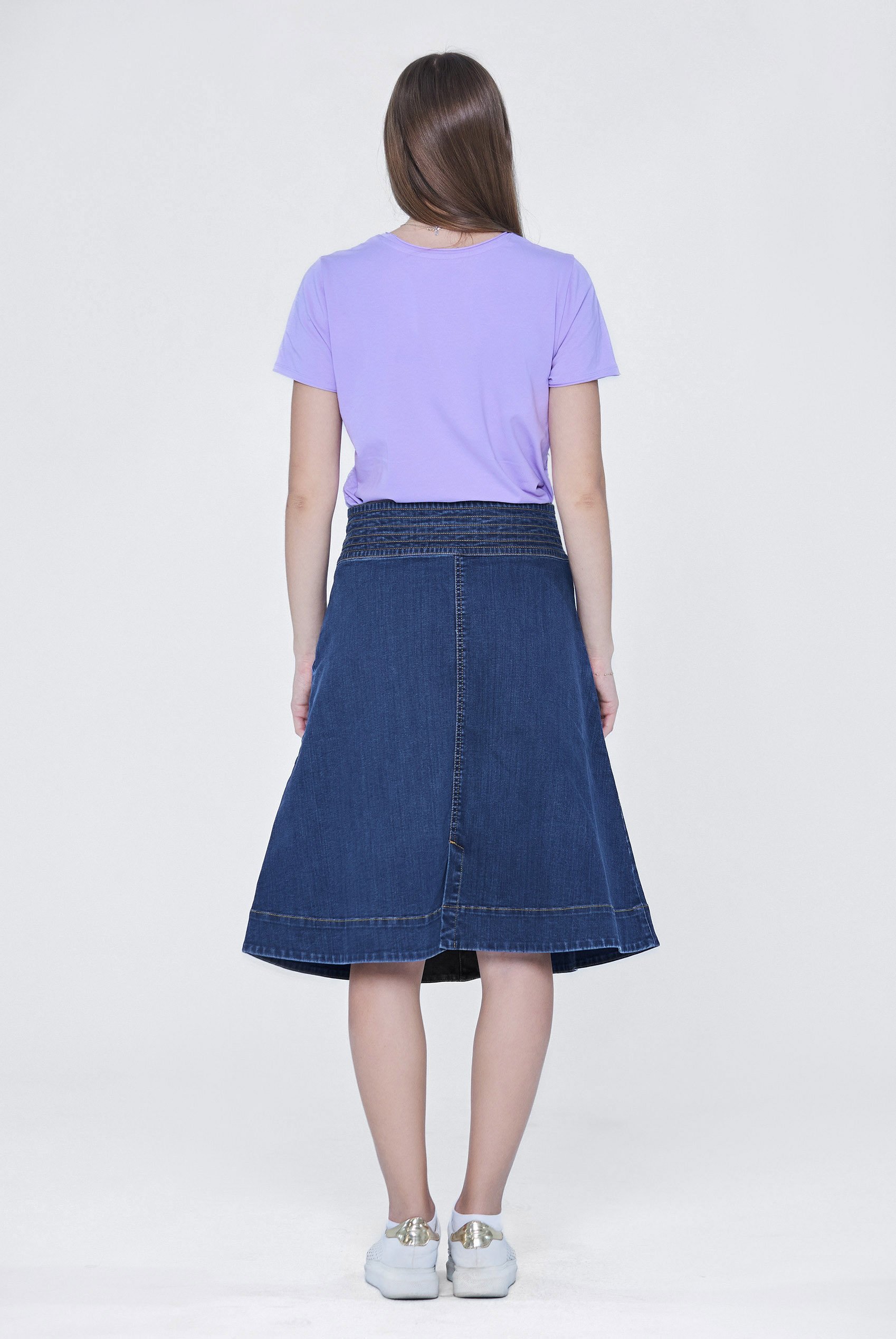 A-Line Midi Skirt