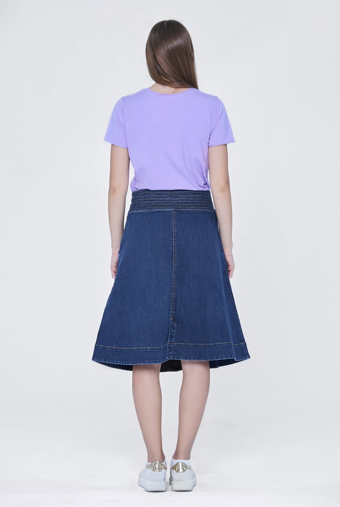 A-Line Midi Skirt