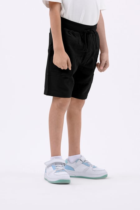 Boys Black Essential Jersey Shorts (12/18mths-7yrs)