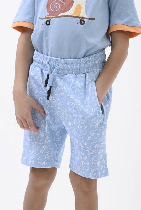 Boys Sky Printed Jersey Shorts (12/18mths-7yrs)