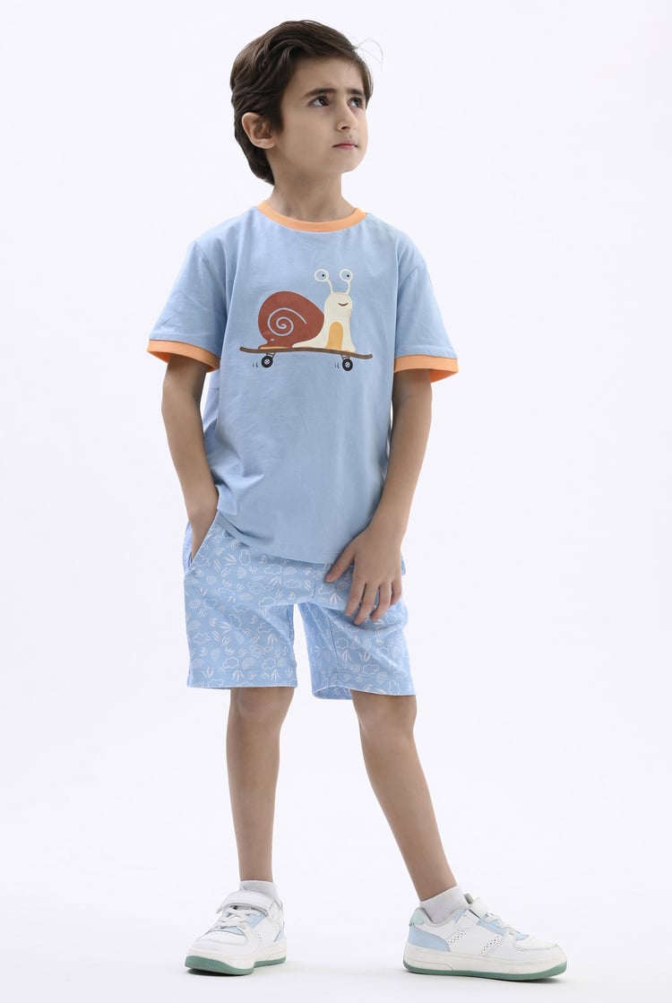 Boys Printed Jersey Shorts (12/18mths-7yrs)