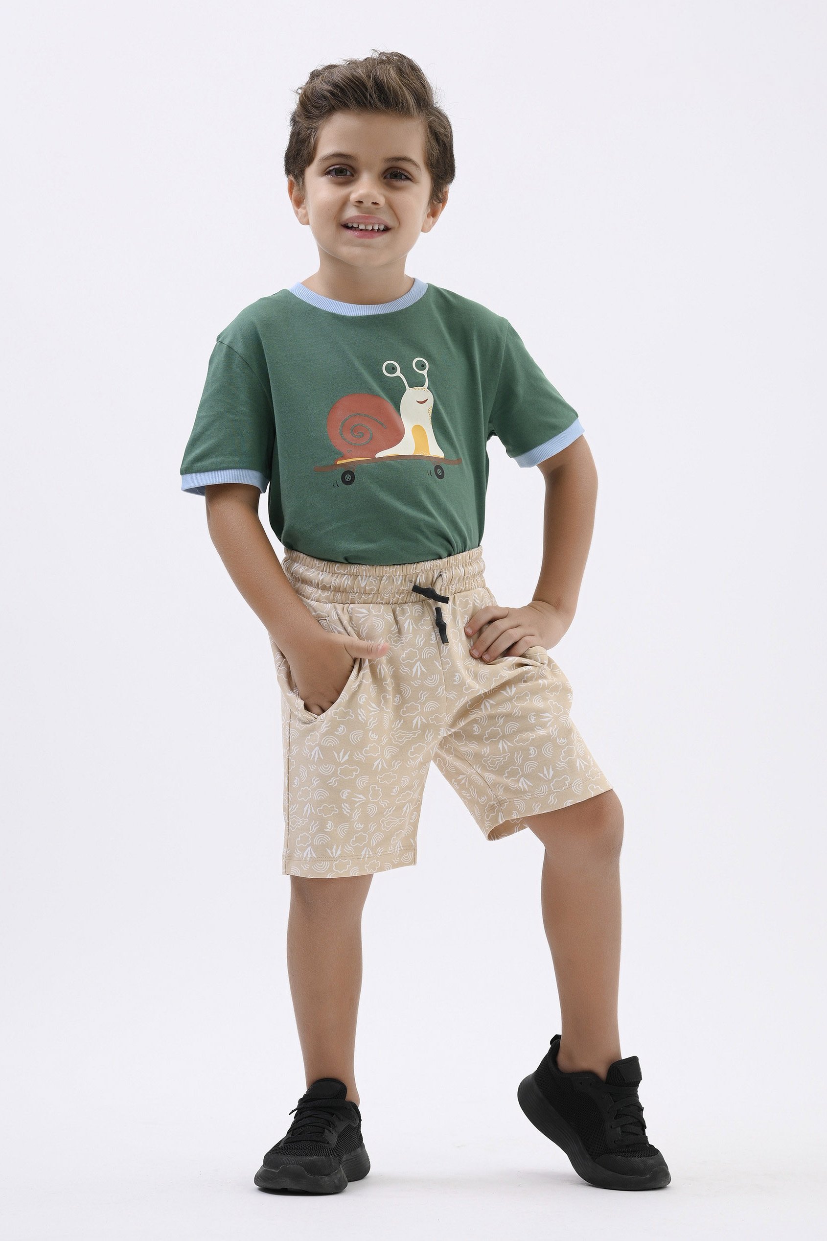 Boys Printed Jersey Shorts (12/18mths-7yrs)