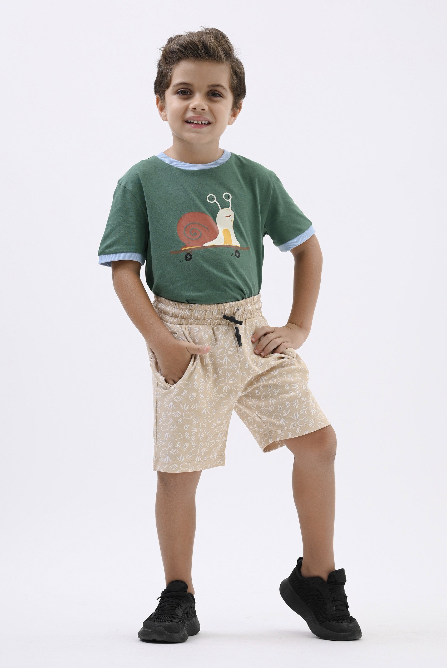 Boys Printed Jersey Shorts (12/18mths-7yrs)