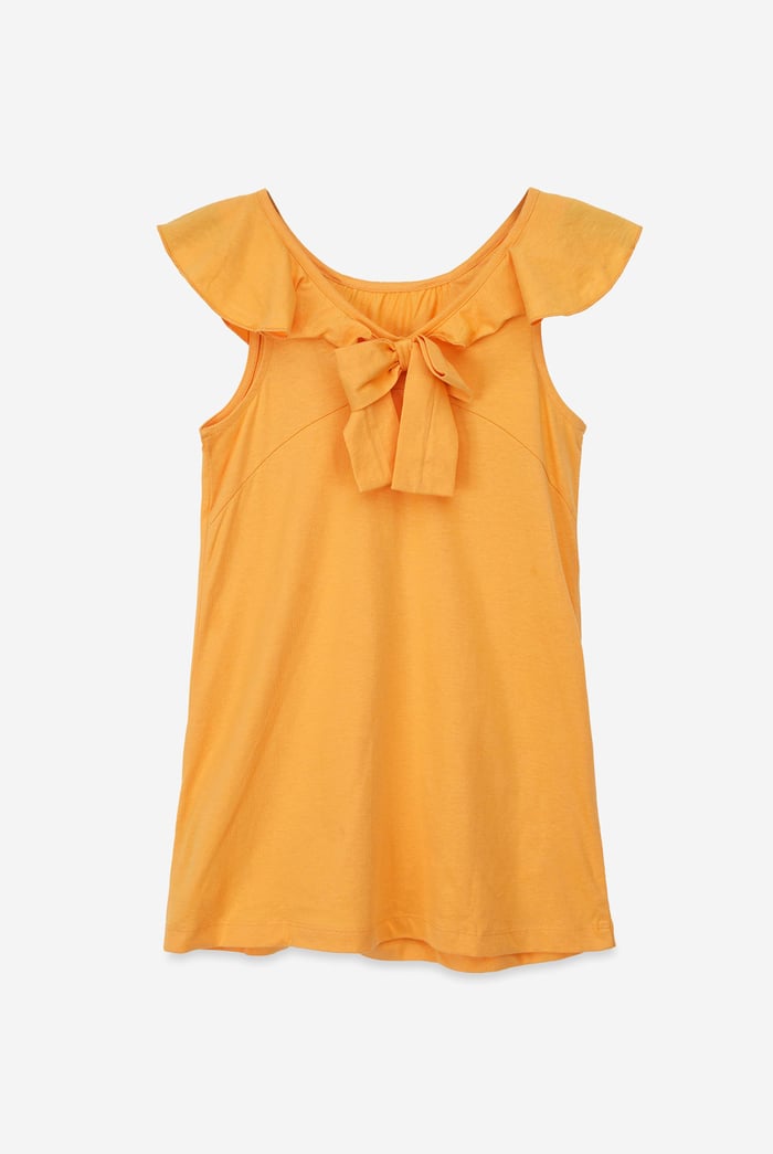 Girls Ruffle Collar Dress (12/18mths-6/7yrs)