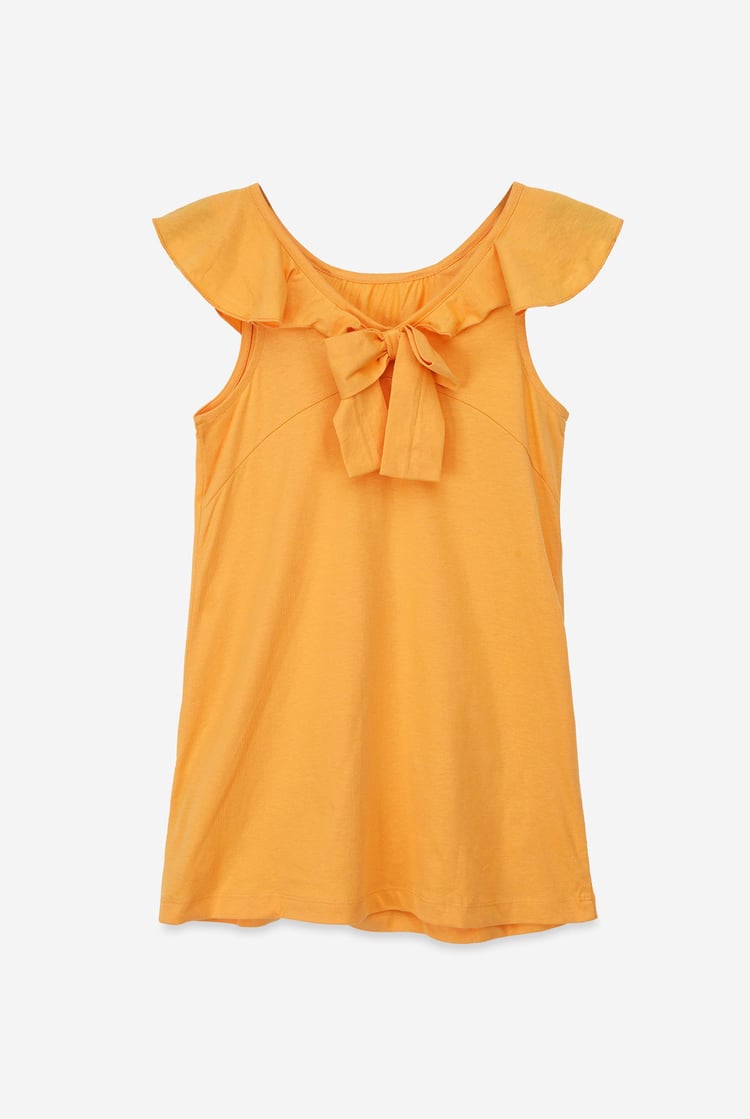 Girls Ruffle Collar Dress (12/18mths-6/7yrs)