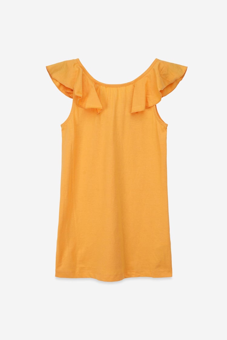 Girls Ruffle Collar Dress (12/18mths-6/7yrs)