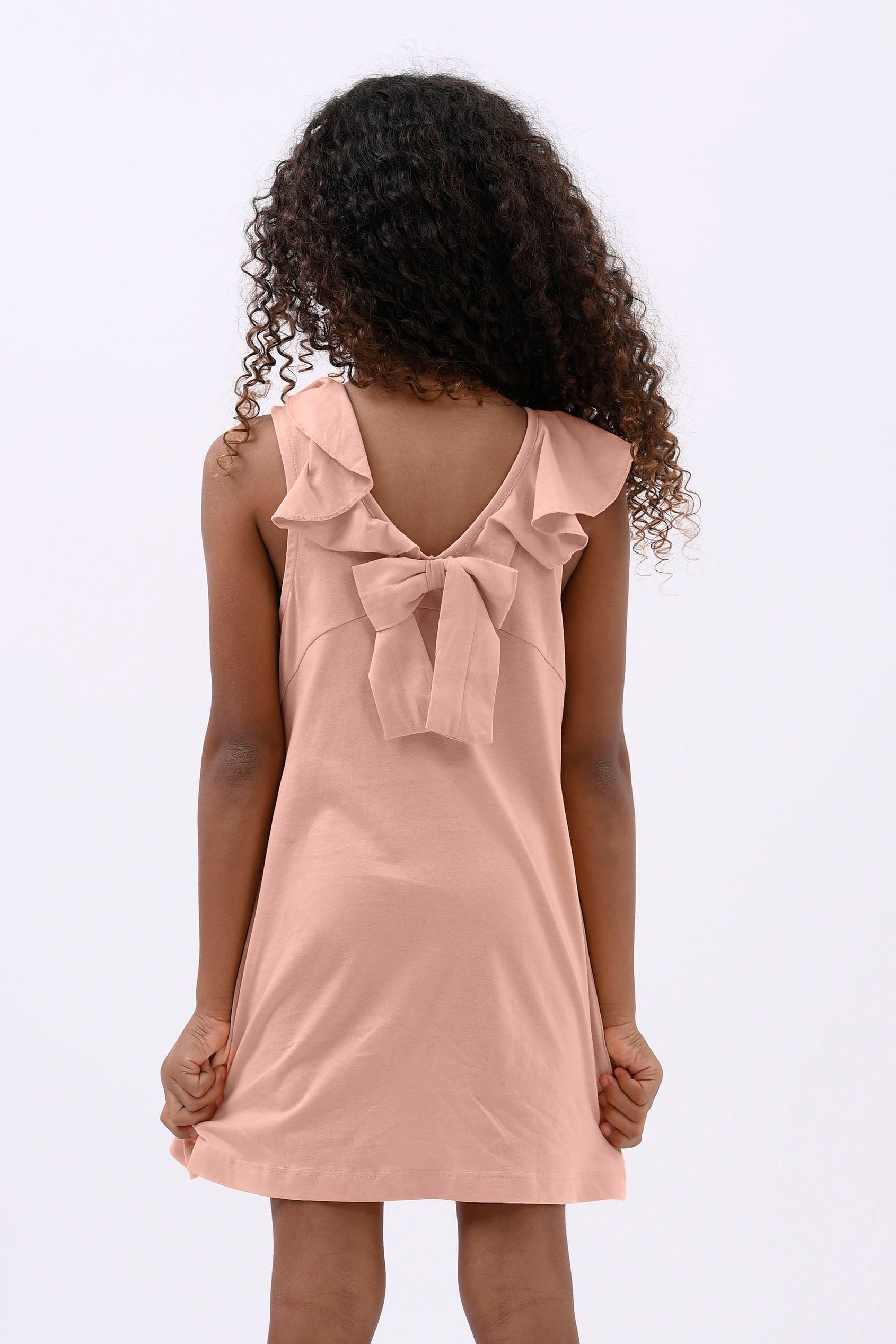 Girls Ruffle Collar Dress (12/18mths-6/7yrs)