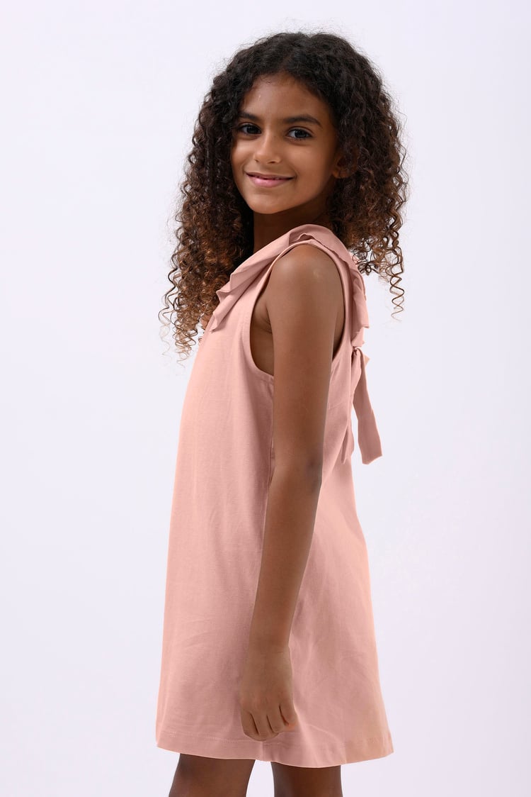 Girls Ruffle Collar Dress (12/18mths-6/7yrs)