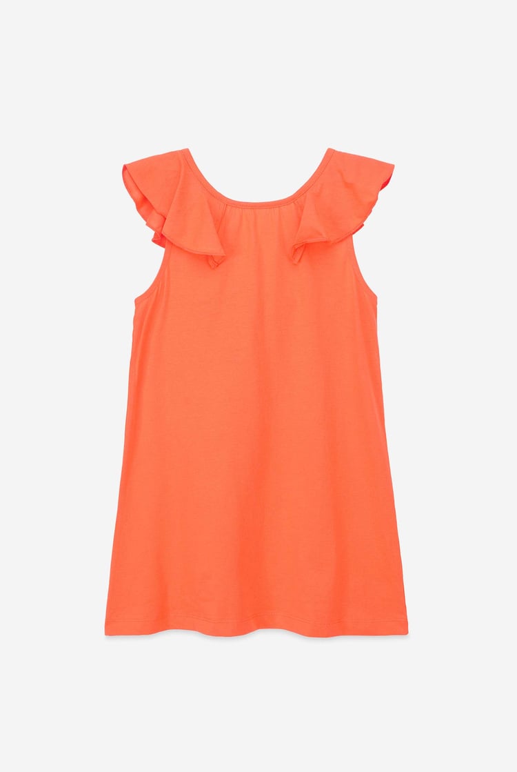 Girls Ruffle Collar Dress (12/18mths-6/7yrs)