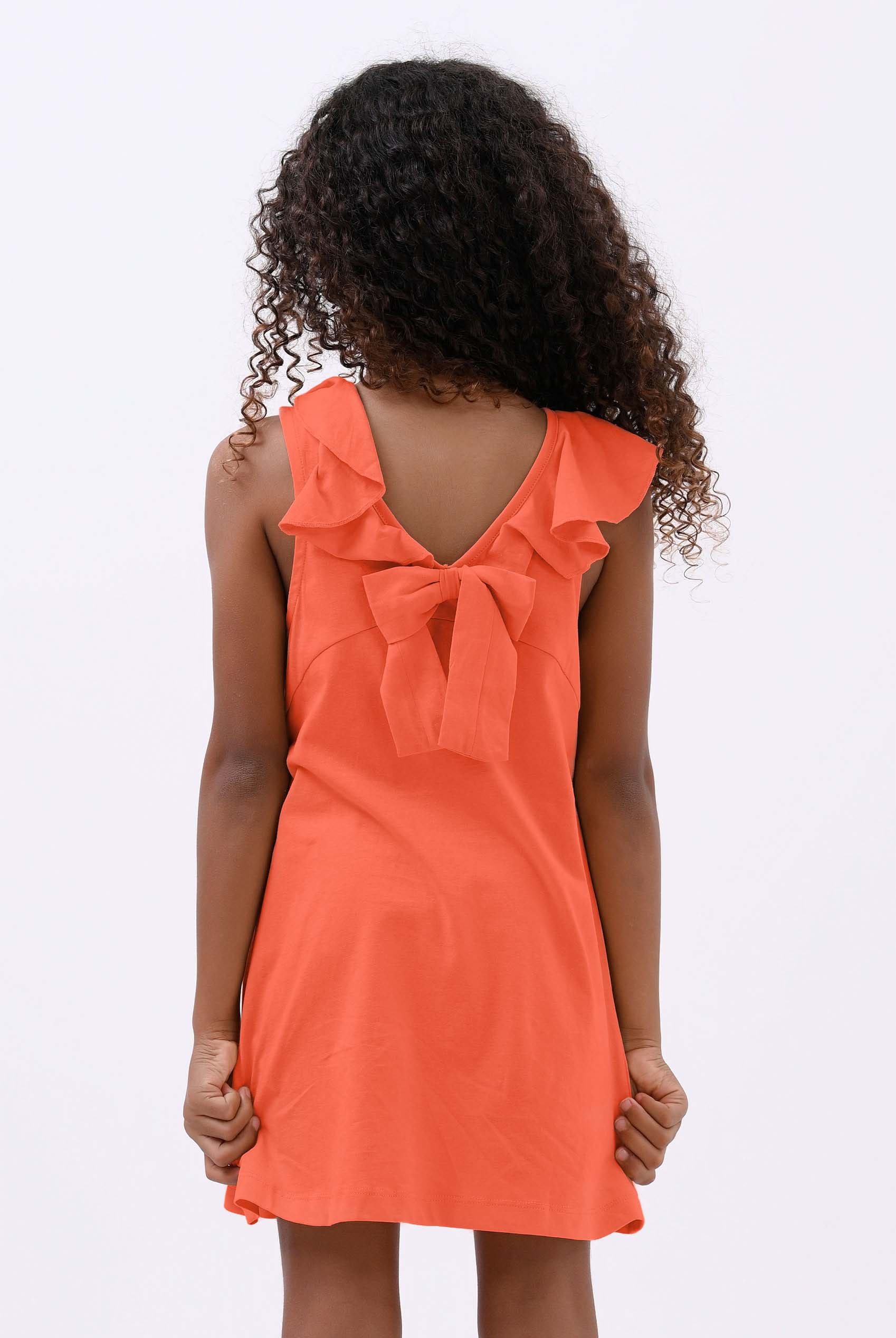 Girls Ruffle Collar Dress (12/18mths-6/7yrs)