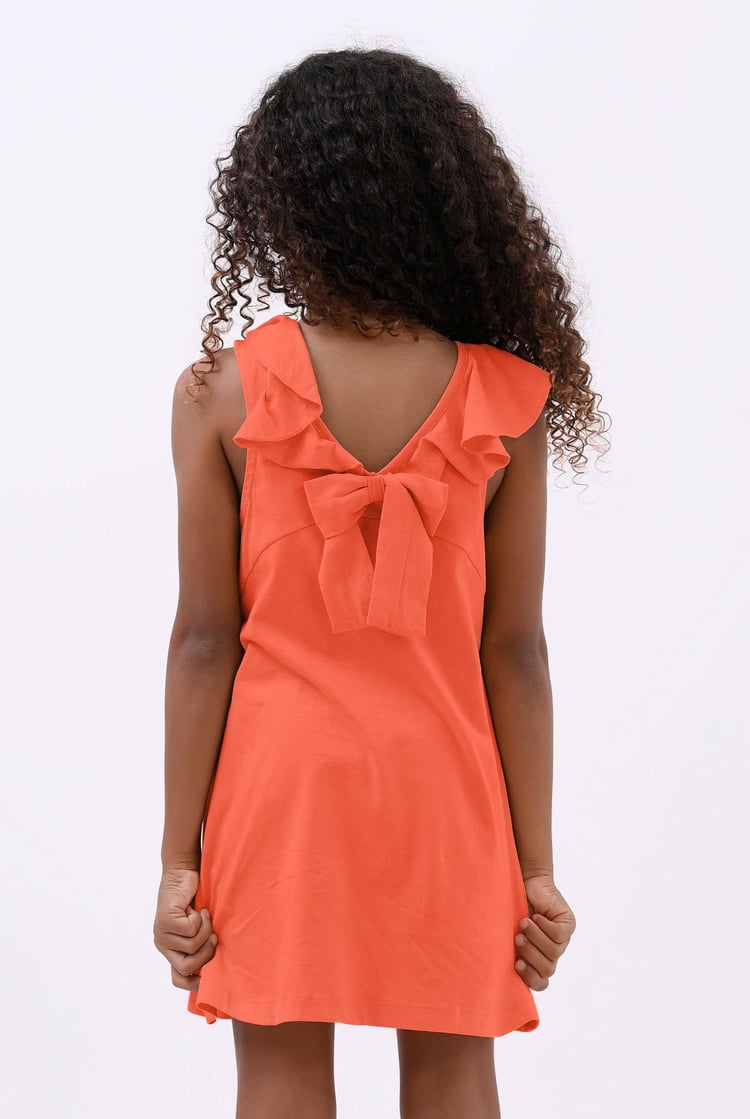 Girls Ruffle Collar Dress (12/18mths-6/7yrs)