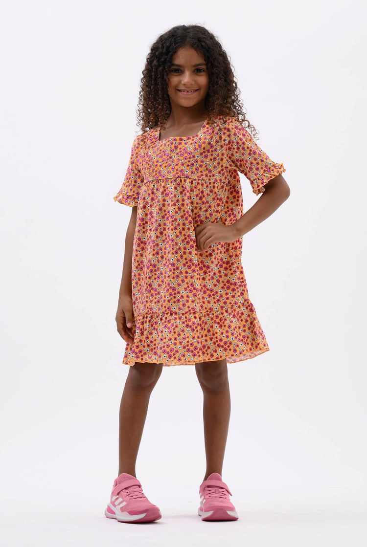 Girls Ditsy Print Dress (12/18mths-6/7yrs)