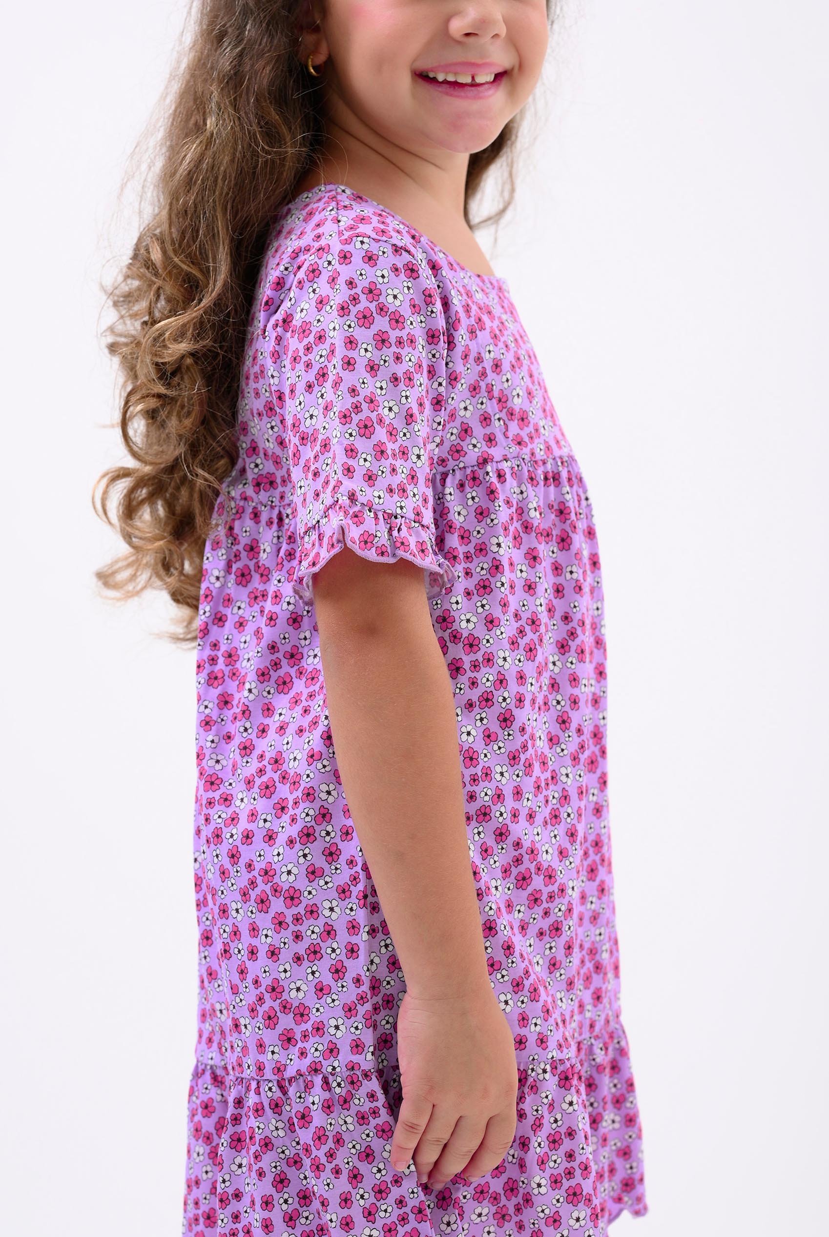 Girls Ditsy Print Dress (12/18mths-6/7yrs)