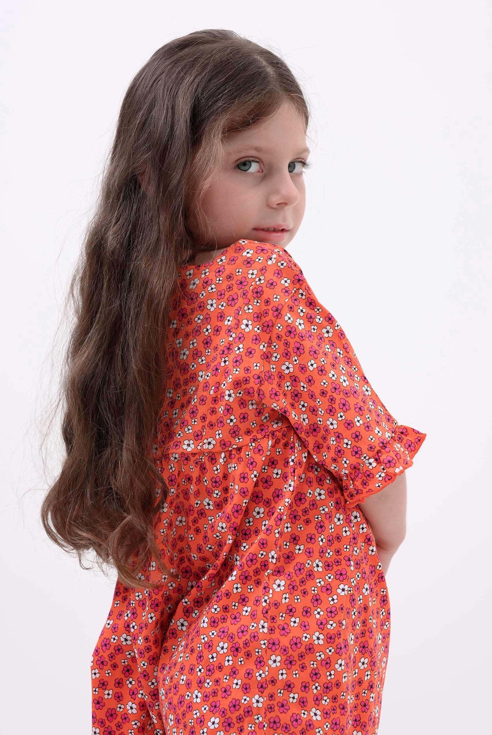 Girls Ditsy Print Dress (12/18mths-6/7yrs)