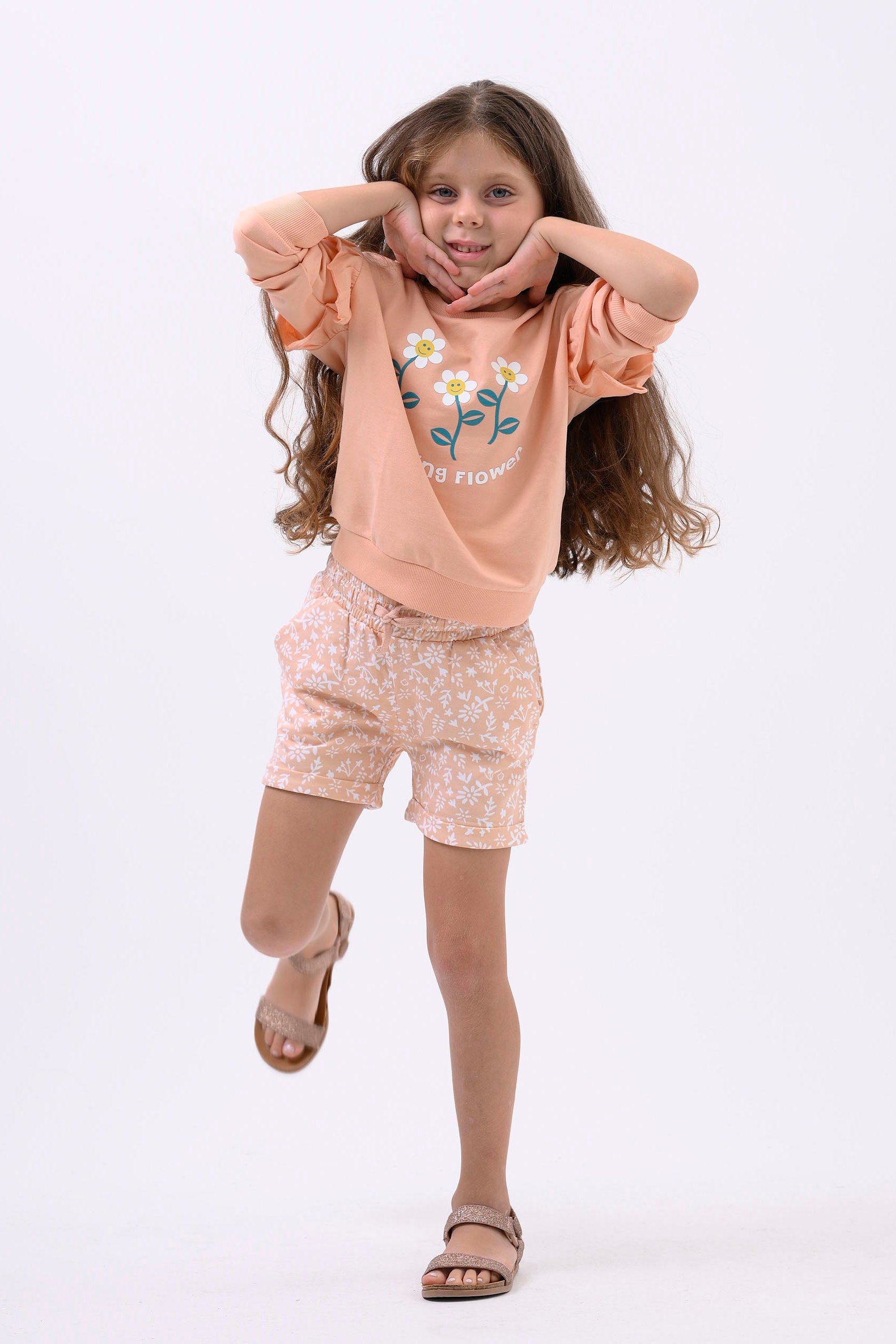 Girls Floral Printed Shorts (12/18mths-6/7yrs)