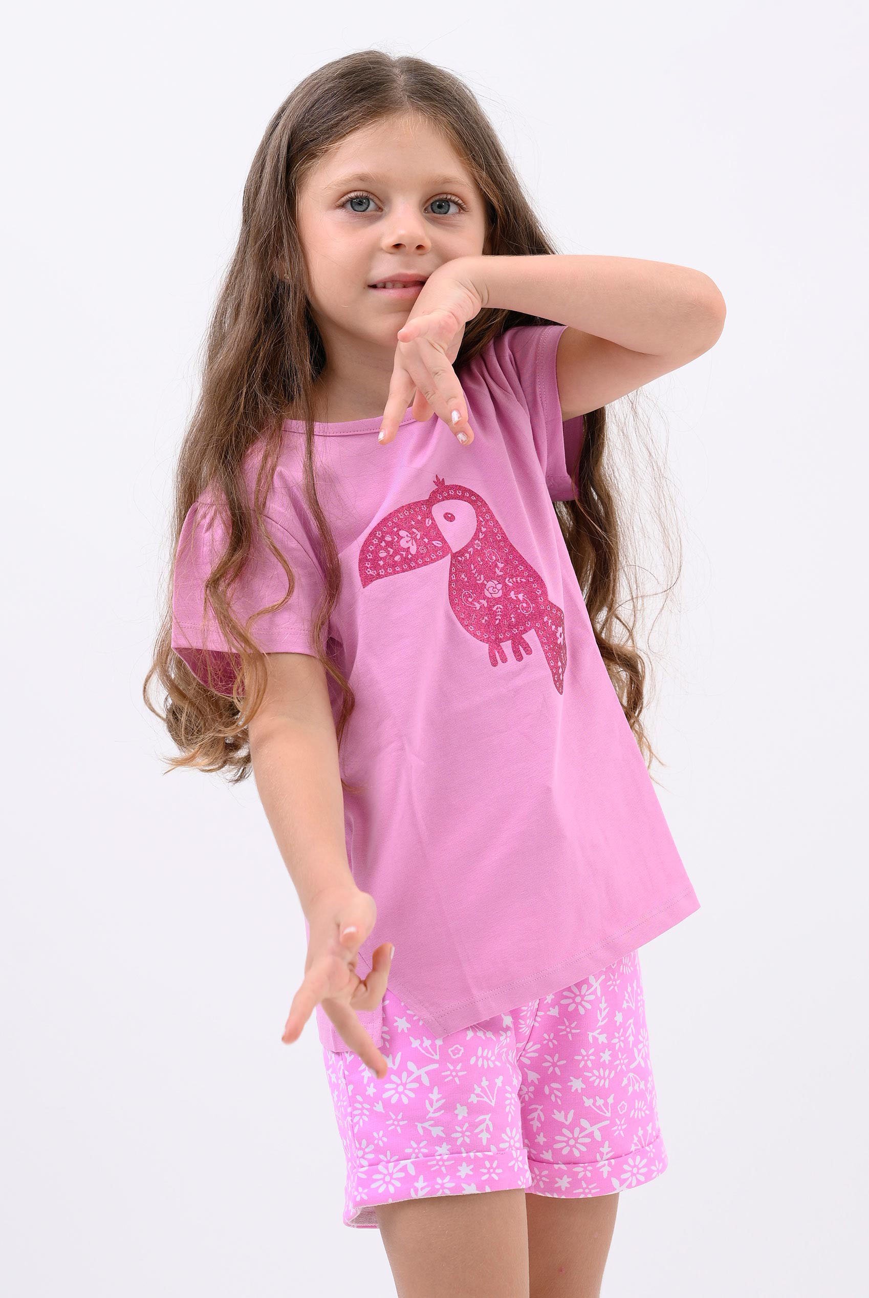 Girls Floral Printed Shorts (12/18mths-6/7yrs)