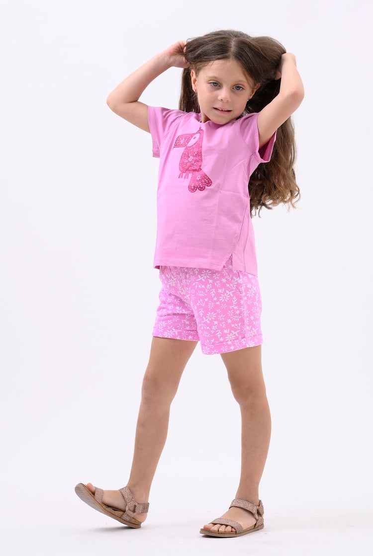 Girls Floral Printed Shorts (12/18mths-6/7yrs)