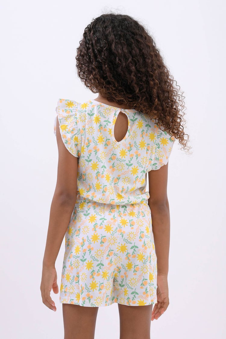 Girls Sun Print Playsuit (12/18mths-6/7yrs)