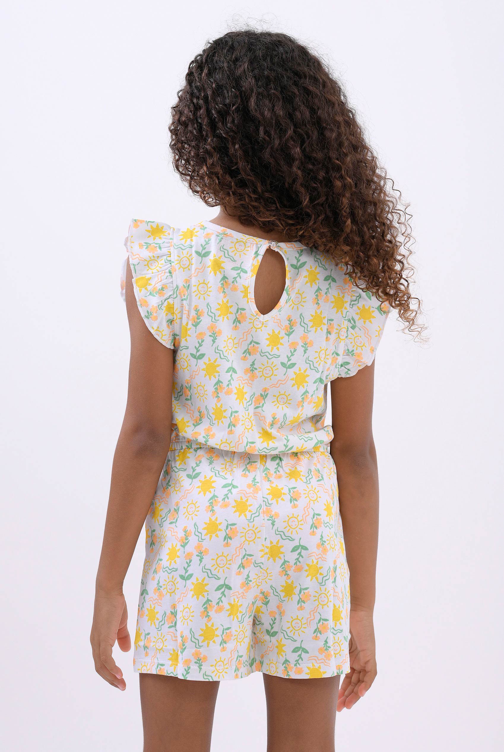 Girls Sun Print Playsuit (12/18mths-6/7yrs)