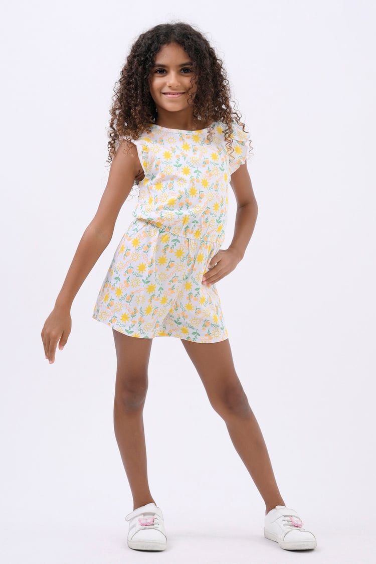 Girls Sun Print Playsuit (12/18mths-6/7yrs)