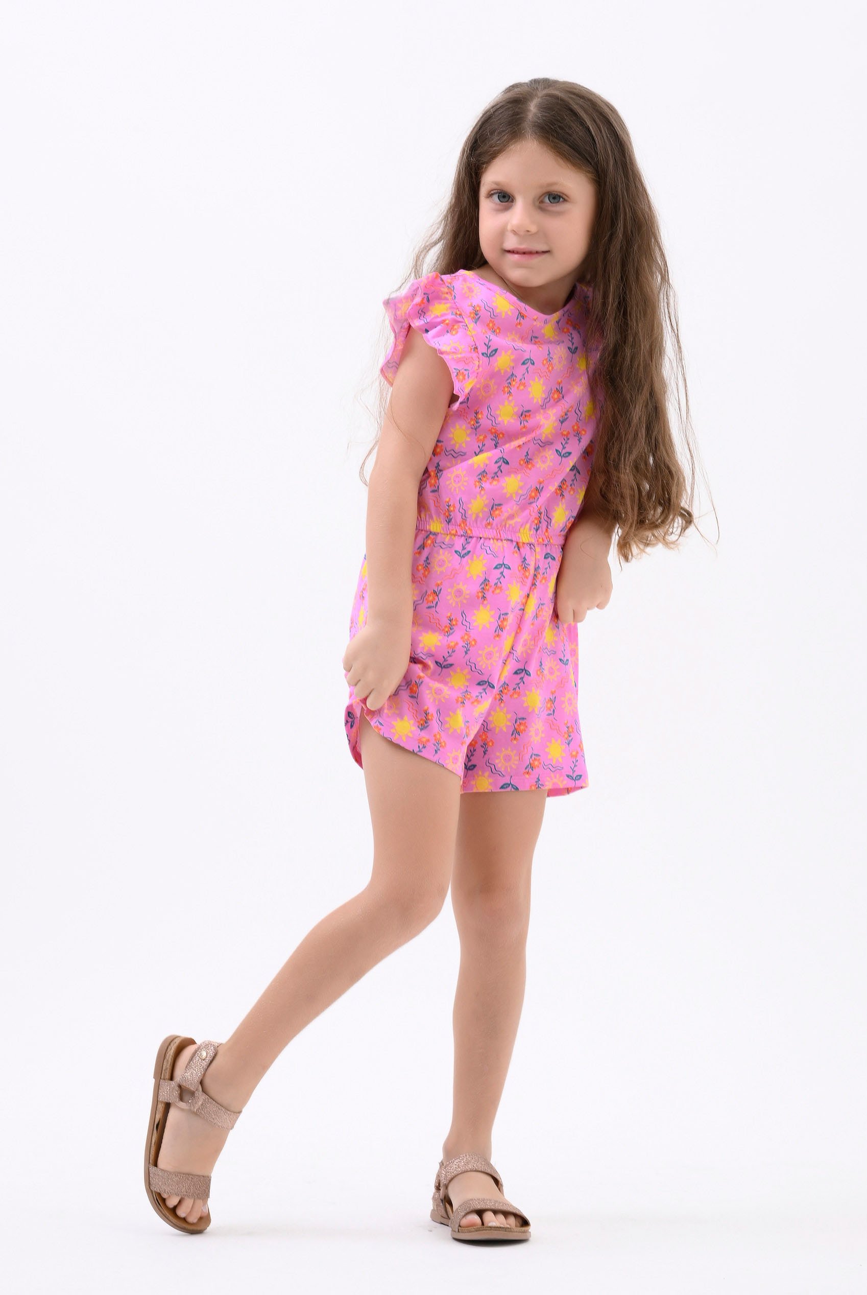 Girls Sun Print Playsuit (12/18mths-6/7yrs)