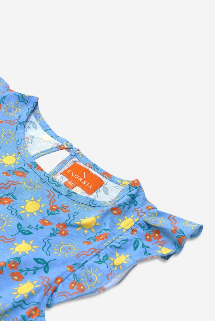 Girls Sun Print Playsuit (12/18mths-6/7yrs)