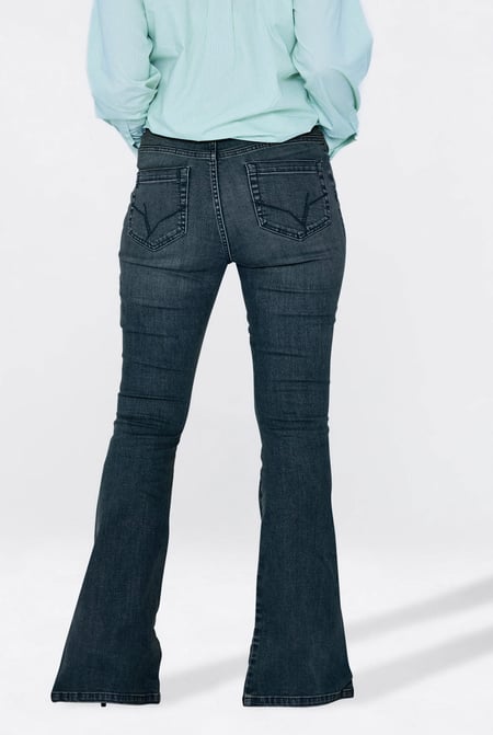 Deep Blue Enorsia Authentic Bell Bottom Jeans