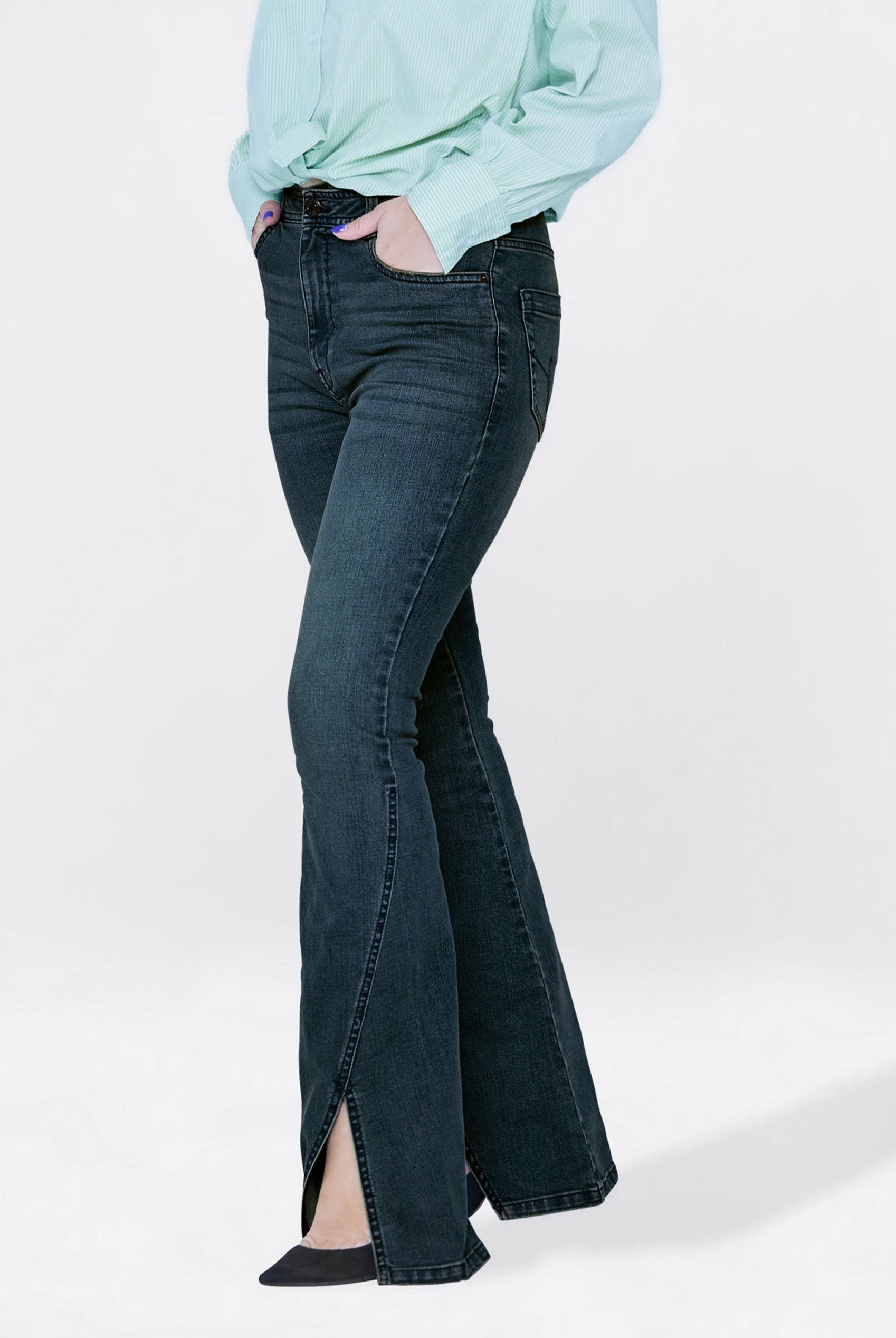 Enorsia Authentic Bell Bottom Jeans
