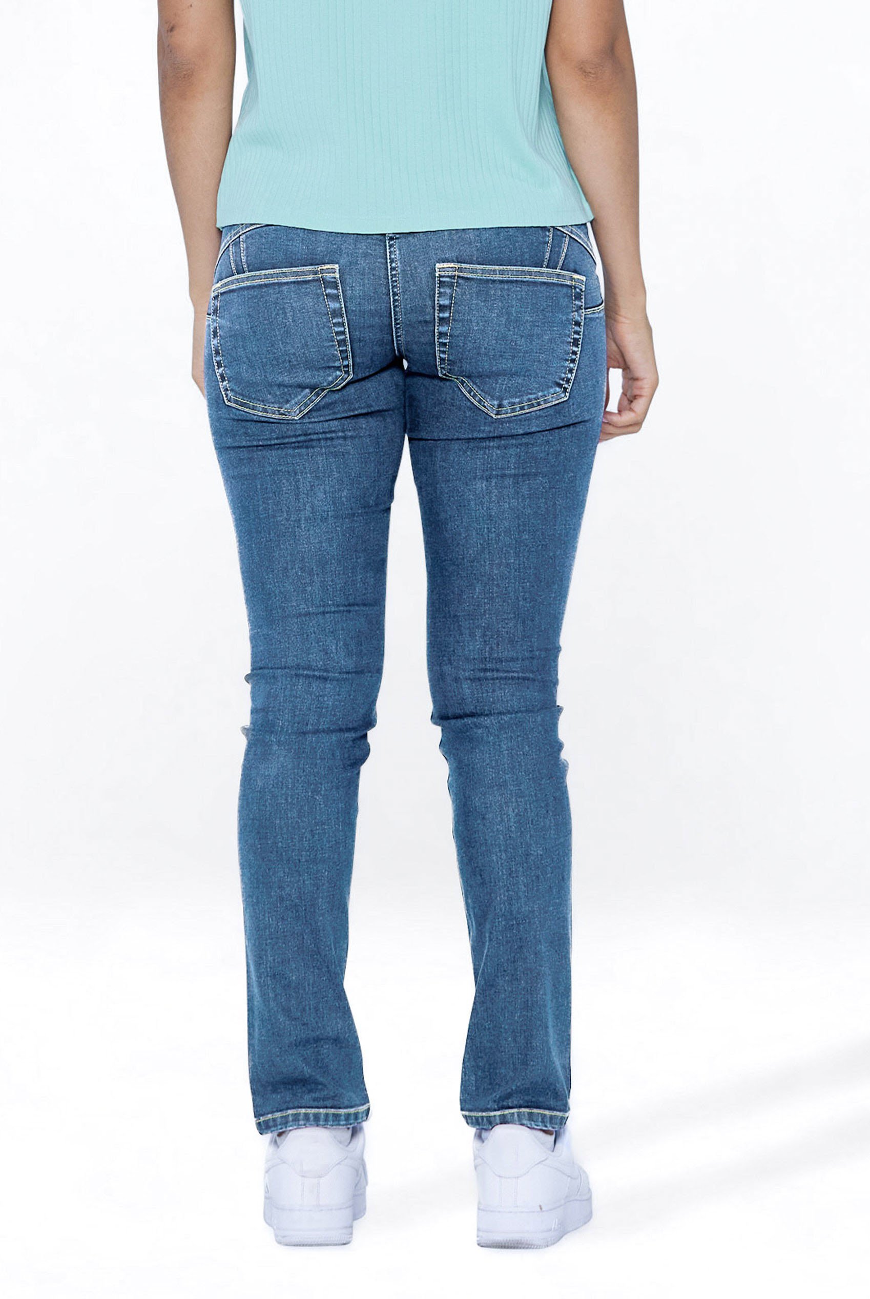 Super Stretch Pull-On Denim Leggings