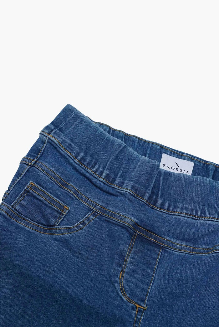 Super Stretch Pull-On Denim Leggings