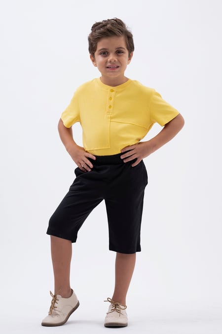 White Essential Boys Jersey Shorts