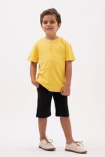 Button Placket With Front Cut & Sew T-Shirt